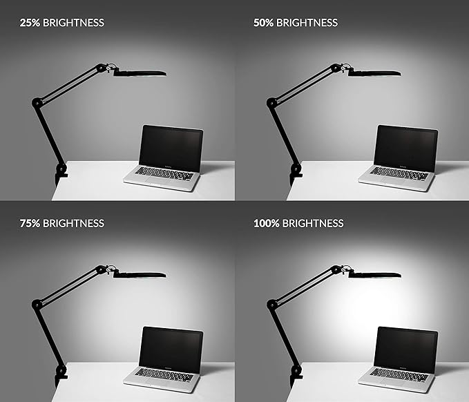 Neatfi XL Bifocal LED Magnifying Lamp, 7-Inch Acrylic Lens, 5D/20D Magnification - Image 4