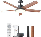 dreo smart ceiling fan with lights, 52 inch, main product view