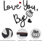 Love You Bye Wood Sign, Fall Decoration - Image 5
