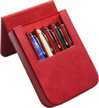 MIVLXLX Leather 6 Fountain Pen/Pencil Tray Case, Magnetic Closure - Image 8