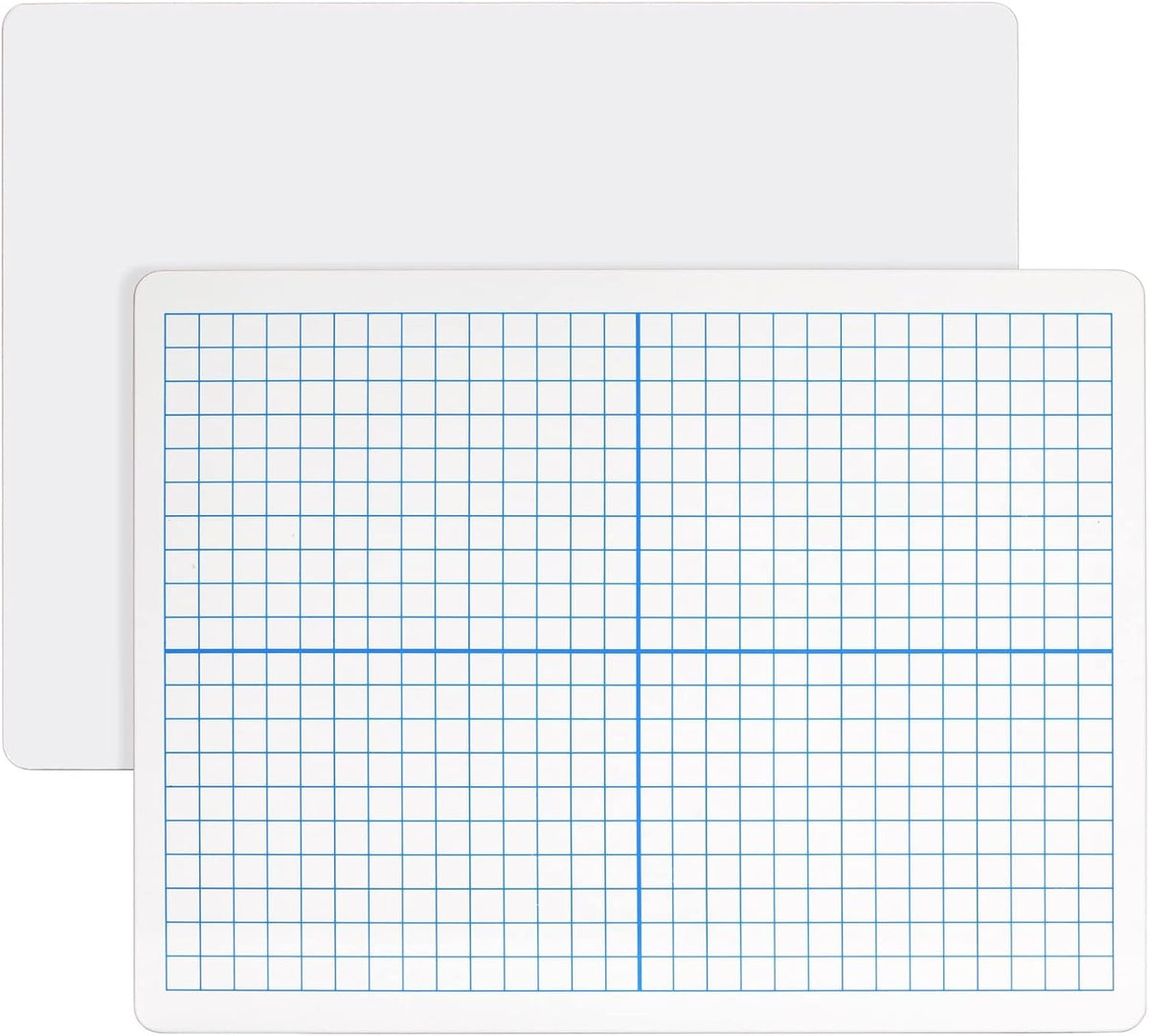 Bright Creations Dry Erase Boards with Grid & Blank Side - 24-Piece Doubl...
