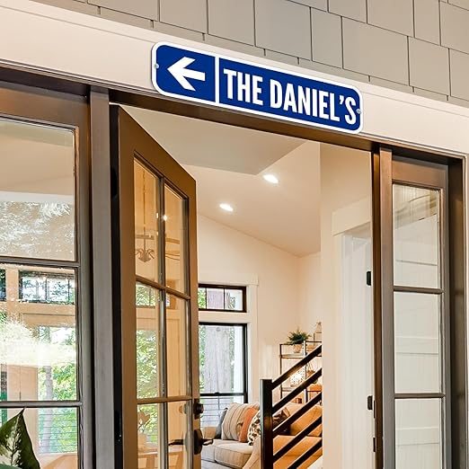 SmartSign Customize Your Own Blue Street Sign - Image 4