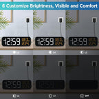 Peakeep Large Display Digital Alarm Clock - Image 3
