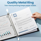 SUNEE 3 Ring Binder 3 Inch 1 Pack - Image 2