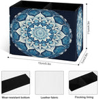 Famame Round Blue Mandala Pencil Holder - Image 4