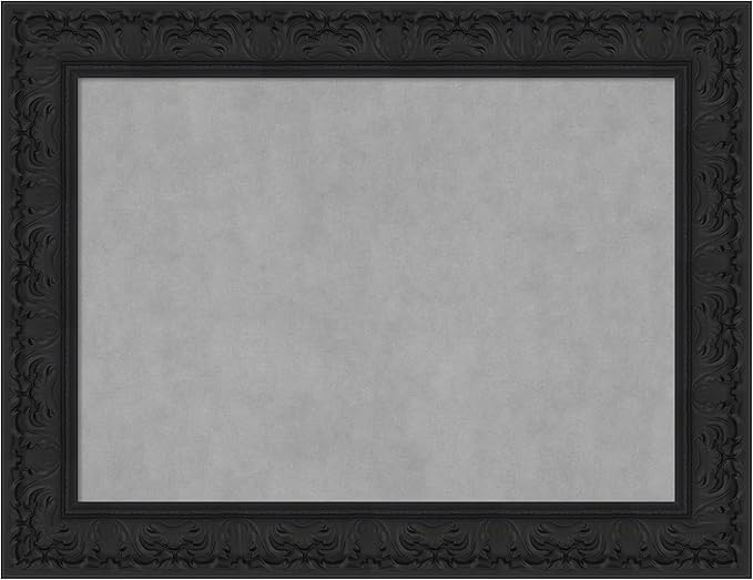 Amanti Art Black Framed Magnetic Board 27x35 Medium Vision Board by AmantiArt