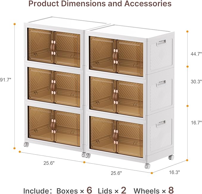UAMFURI Extra Large Stackable Storage Bins - Image 9