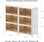 UAMFURI Extra Large Stackable Storage Bins - Image 9