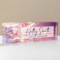 Personalized Name Plate for Desk, Custom Desk Name Plate, Acrylic Name Plate by EOBIBIFUN