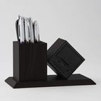 THINGS REMEMBERED Engraved Grey Digital Clock and Pen Cup Desk Organizer - Image 4