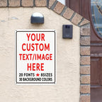 Custom Sign Personalized Custom Metal Sign, Customize - Image 2