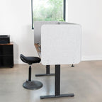 VIVO Clamp-on/Screw-on 24 x 24 inch Privacy Panel, Sound Absorbing Cubicle Desk - Image 7