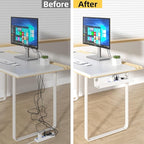 YECAYE Large Under Desk Cable Management, Easy Install Cable Management Under - Image 7