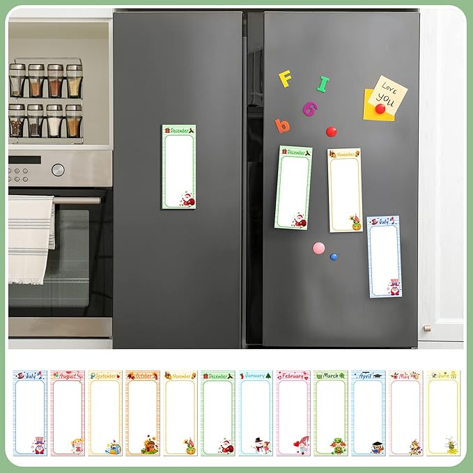 Gersoniel 12 Packs Magnetic Notepads - Image 6