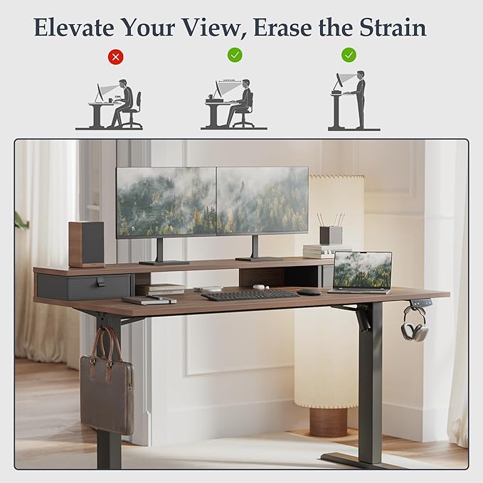 Klicelor 48 Inch Electric Standing Desk - Image 6