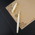 GC QUILL Fancy Fountain Pen Set – Fine and Medium Nibs, 18 Ink Cartridges - Image 6
