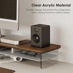 Fenge Acrylic Monitor Stand Riser, 42.5 Inches Dual Monitor Stand - Image 4