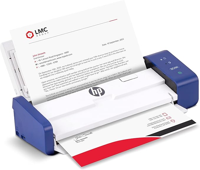HP Compact Desktop Duplex USB Mobile Document & Photo Scanner by HP