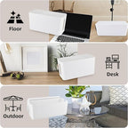 YaeCCC Cable Management Organizer Box Power Strips Hider Power Cords Hider - Image 8