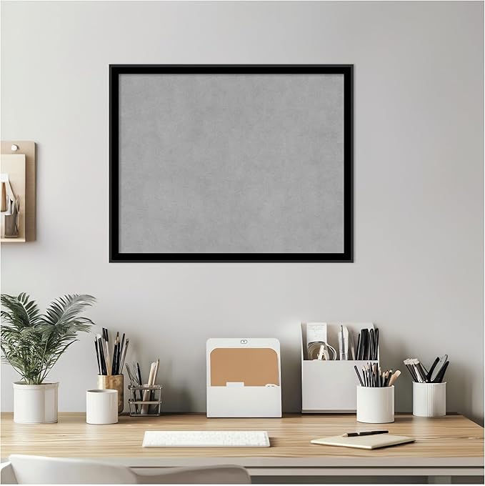 Amanti Art Black Framed Magnetic Board 17x21 Small Vision Board - Image 6