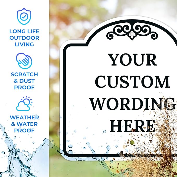Custom Decorative Sign, Personalized Metal Sign - Image 7