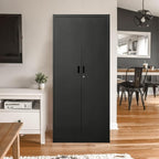 TaskStorz Storage Cabinet, 72 Inch Tall Metal Storage Cabinet - Image 2