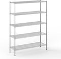 Regal Altair 18" Deep x 54" Wide x 74" Height Wire Shelving Kit | 5-Tier | NSF by Regal+Altair