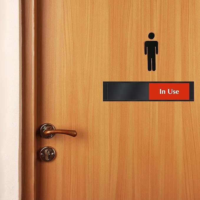 SmartSign Privacy Signs Vacant In Use Slider Door Sign - Image 7