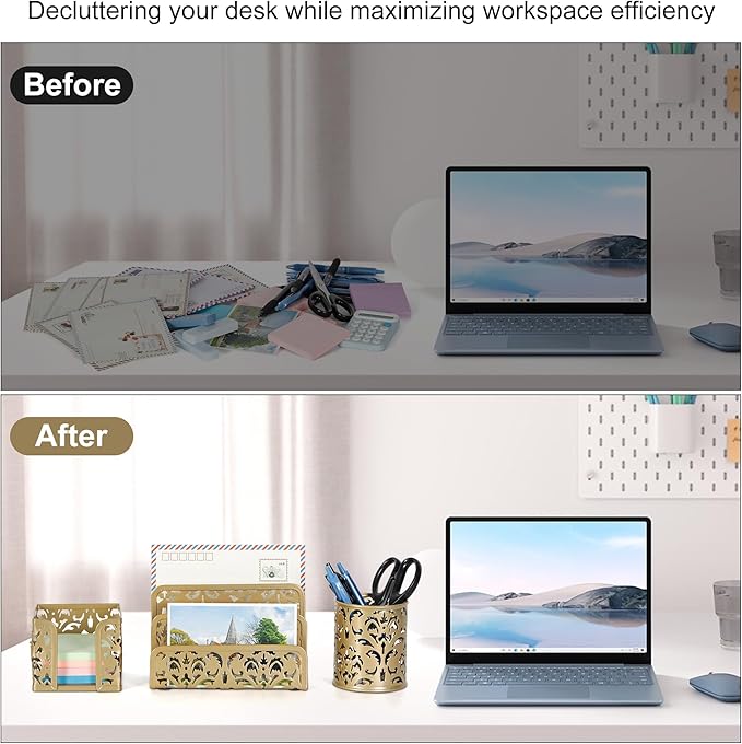EasyPAG Desk Organizers and Accessories 3 Pieces Office Organizer Set - Image 5