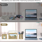EasyPAG Desk Organizers and Accessories 3 Pieces Office Organizer Set - Image 5
