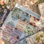 UPAFEXXI-Laminated Bible Tabs with Book Summaries(Floral) | Bible Tabs for Women and Men, Reposition Large Print Stickers, Easy to Read, Easy Navigation, Bible Study Supplies