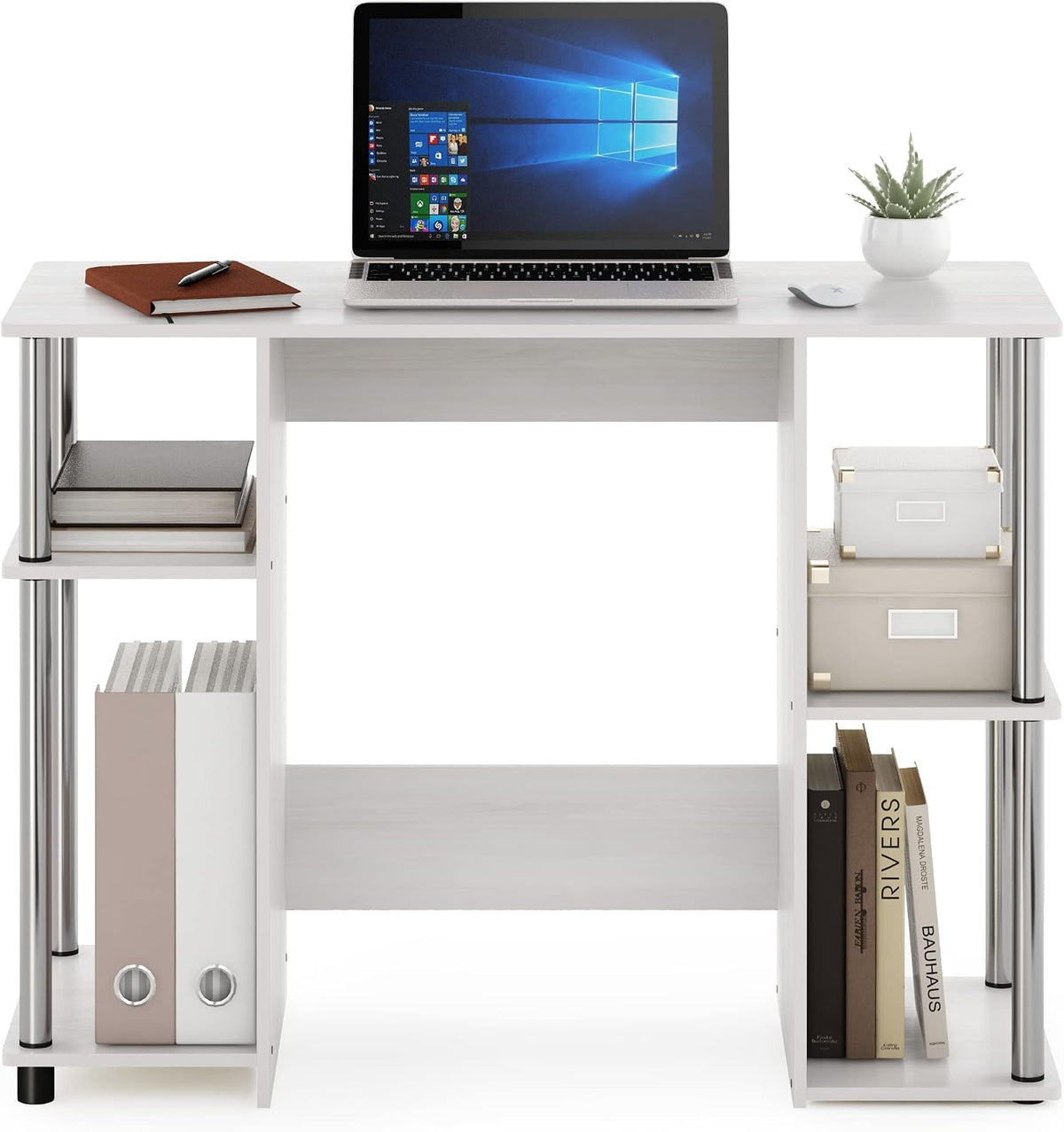 Furinno JAYA Desk, 38.4" Wide Gaming Desk, Computer Study Desk, Office D...