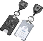 MNGARISTA 2 Pack Heavy Duty Badge Holder, Vertical ID Card Holder by MNGARISTA