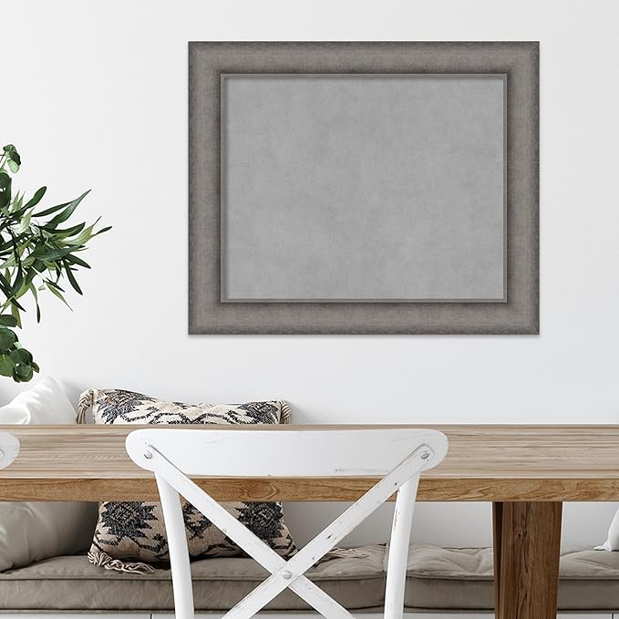 Amanti Art Grey Framed Magnetic Board 20x24 Small Vision Board - Image 5