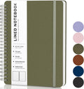 ABERLLS Green Lined Spiral Journal Notebook by ABERLLS