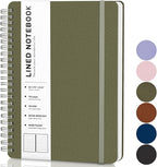 ABERLLS Green Lined Spiral Journal Notebook by ABERLLS
