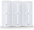 VINGLI 70'' H Room Divider, Non-Woven Fabric Privacy Screen, Indoor Partition by VINGLI