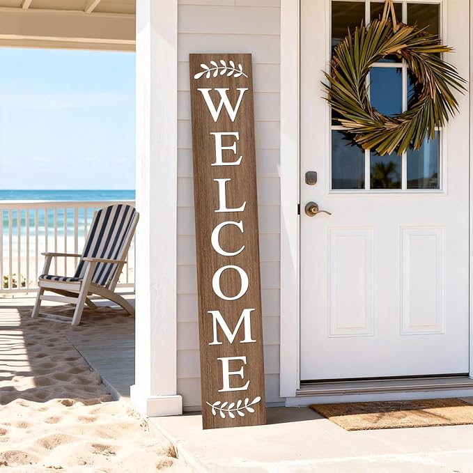 Farmhouse Wooden Merry Christmas Welcome Sign Stand - Image 3