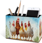 Famame Chicken Roosters Farm Animals Pencil Holder - Image 2