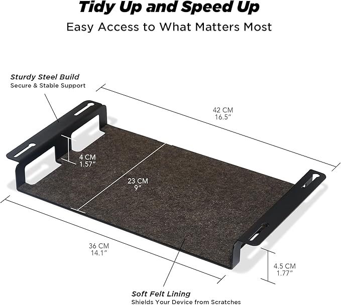 ULTRARM Moodular Add-ons Storage Tray Black MSA-TR - Image 4