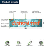 Custom Sign, Custom Street Sign, 11 Font Colors, 13 Font Styles, 4 Hole Options - Image 6