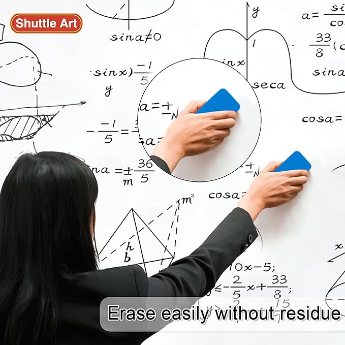 huttle Art Dry Erase Markers, 120 Pack Black Whiteboard Markers - Image 3