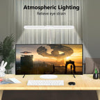 micomlan led desk lamp with atmosphere lighting, rotatable, close-up detail