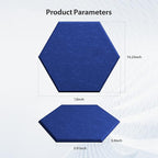 Amantech 12 Pack Acoustic Panels Self Adhesive Sound Proof Foam, High Density - Image 6