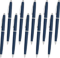 DISCOUNT PROMOS Langham Ballpoint Pens Set of 10, Bulk Pack by DISCOUNTPROMOS