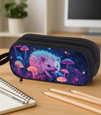 AnySmic Hedgehog Pencil Case for Boys Girls, Large Pencil Pouch for Kids - Image 4