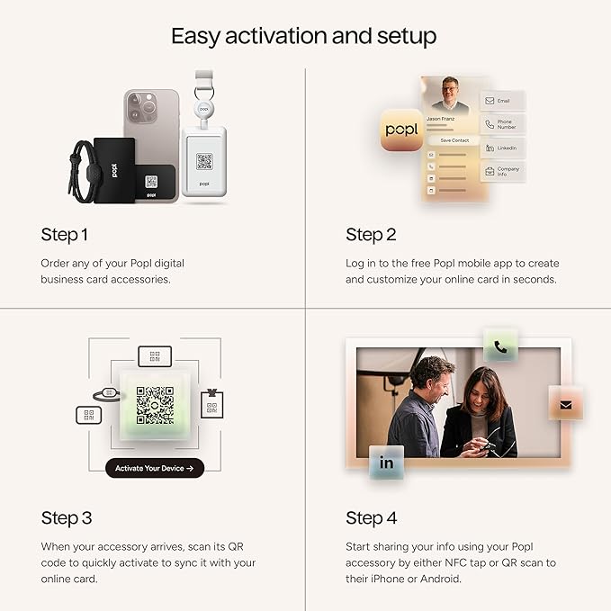 Popl Smart NFC Business Card - Image 6