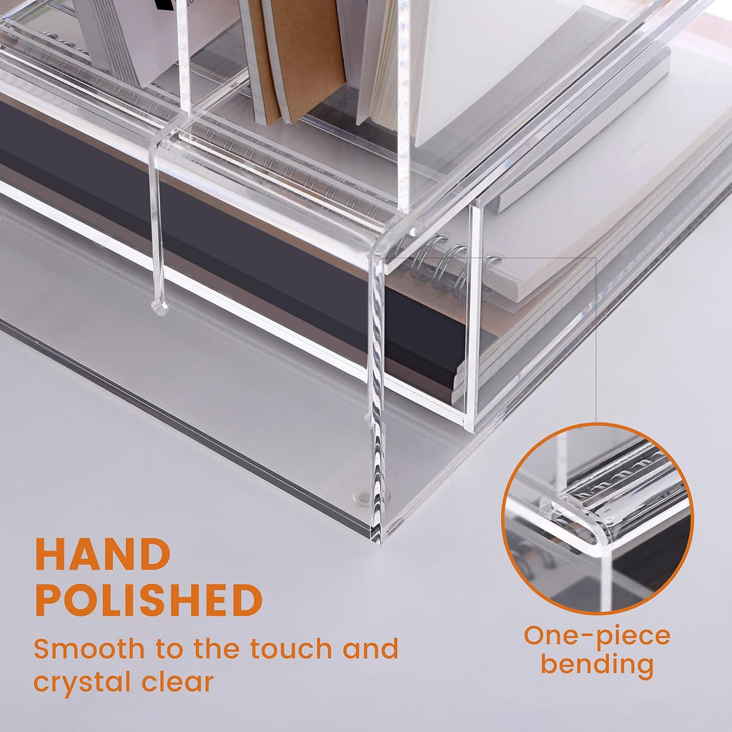 hezone desk organizers and accessories, acrylic desk organizer, package contents