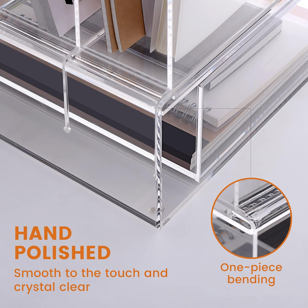 hezone desk organizers and accessories, acrylic desk organizer, package contents