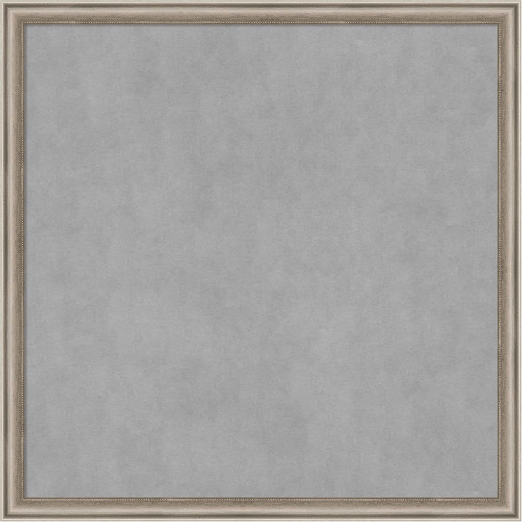 Amanti Art Silver Framed Magnetic Board 26x26 Medium Vision Board